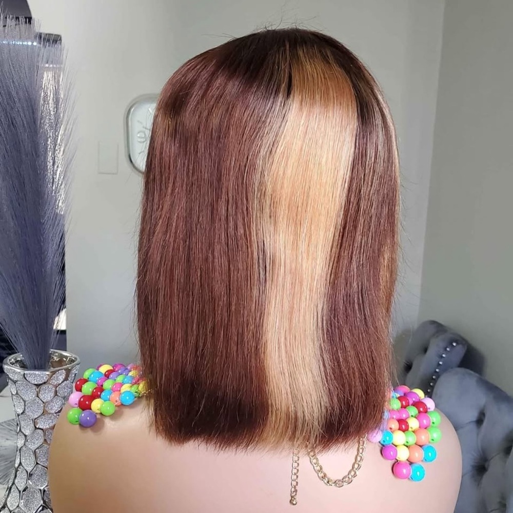 Lace front highlights bob wig 10 inch - Picture 5 of 5